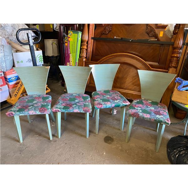 4 vintage chairs