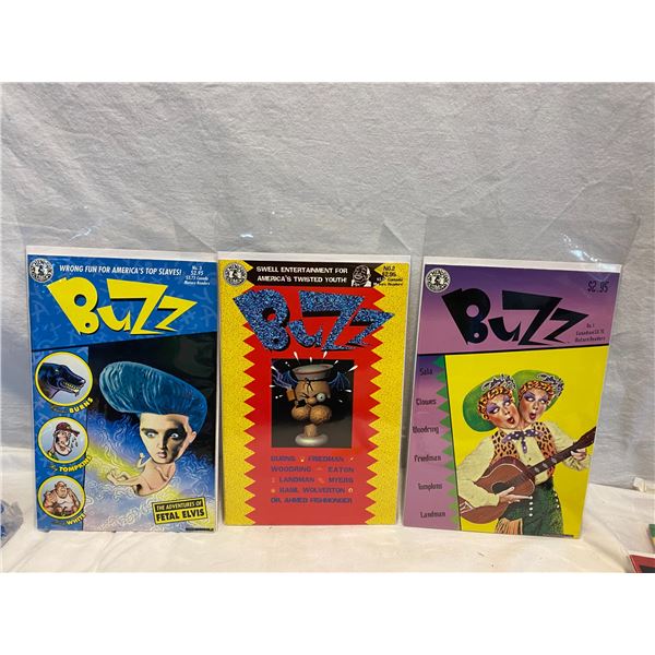 Buzz comic no. 1,2,3