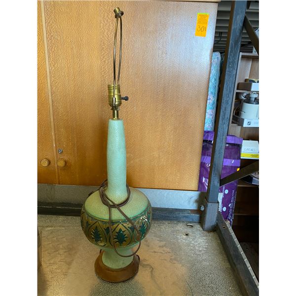 Pottery lamp