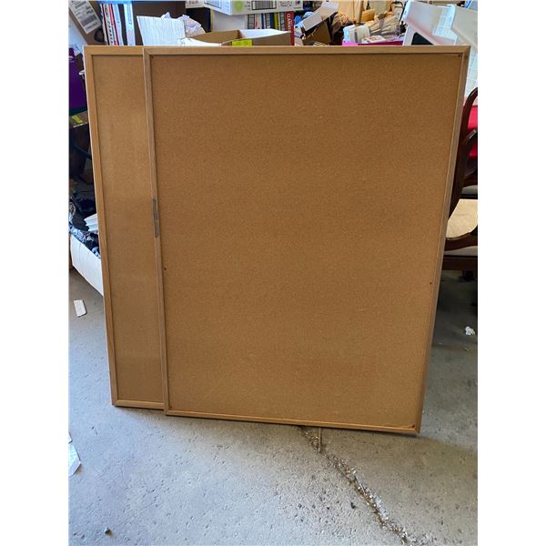 2 cork boards 3’x4’