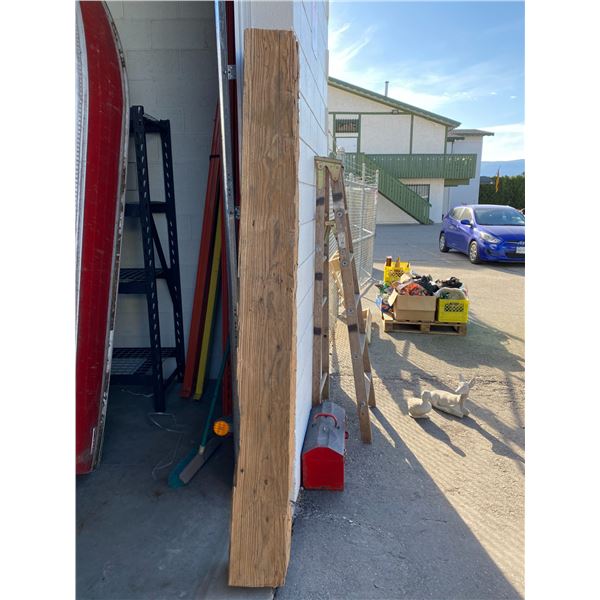 1860 hand hewn barn beam 7 ft tall 9 square mantle