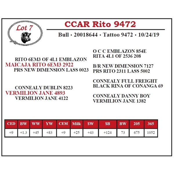 CCAR Rito 9472