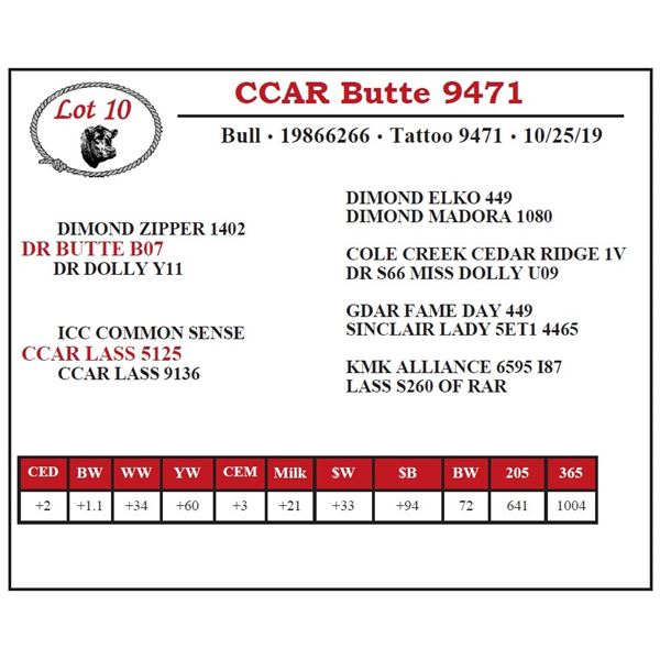 CCAR Butte 9471