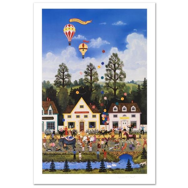 Jane Wooster Scott, "A Rambunctious Razzle Dazzle" Hand Signed Limited Edition L
