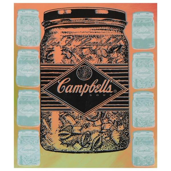 Campbell's Soup (Jar) by Steve Kaufman (1960-2010)