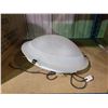Image 2 : 4 EXCEL 680116MB-ORB WHITE FROSTED 3 BULB HALF DOME CEILING LIGHTS