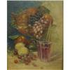 Image 1 : Still Life with Fruit Oil Painting by G. Kidder#1740312