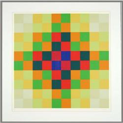 Colorful Square Print by D. Ellis #1740315