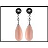 Image 1 : Stunning 18K White Gold Onyx, Coral, and #1740437