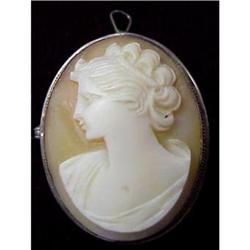 Quality antique Cameo BROOCH/Pendant #1740474