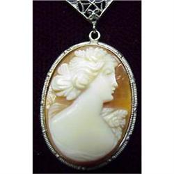 Lovely Dainty Cameo Pendant #1740475