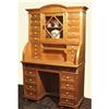 Image 1 : PINE ROLLTOP FRONT SECRETARY  #1740592