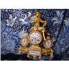 Image 1 : ANTIQUE FRENCH GILDED METAL AND PORCELAIN #1740697