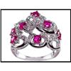 Image 1 : FINEST RUBIES DIAMOND RING WAS $980. #1740721