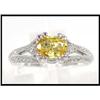 Image 1 : INTENSE YELLOW DIAMOND COLOR SAPPHIRE RING(was #1740738