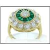 Image 1 : Sensational 18K Yellow Gold Emerald and Diamond#1740772