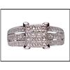 Image 1 : Shimmering 18K White Gold Diamond Ring #1740792