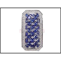 Majestic 18K White Gold Sapphire and Diamond #1740815