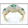 Image 1 : Majestic 18K Yellow Gold Emerald and Diamond #1740822