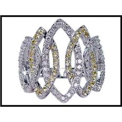 DIAMOND YELLOW SAPPHIRE RING WAS $1,800.00 #1740842