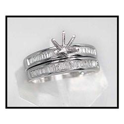 ENGAGEMENT WEDDING RING MOUNTINGS BAGUETTE #1740860