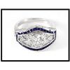 Image 1 : Fine Diamond and Sapphire Ring(was $7,950) #1740887