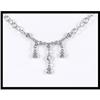 Image 1 : Splendid 18K White Gold Diamond Necklace #1740905