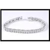 Image 1 : Sparkling 14K White Gold Diamond Bracelet #1740910