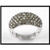 Image 1 : Shimmering 14K White Gold Diamond Ring #1740919