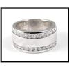 Image 1 : Classy 14K White Gold Diamond Band #1740946