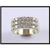 Image 1 : 18K Yellow Gold Diamond Band #1740990