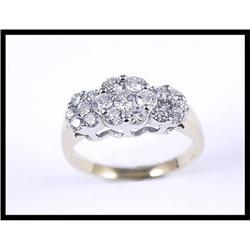 Lady's 14K White Gold Diamond Ring #1740995