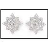 Image 1 : 1.39 Carat Diamond Snowflake Earrings(was #1741018