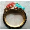 Image 1 : Carnegie SEA Horse CUFF Bracelet ENAMELED #1749287