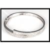 Image 1 : 190 GOOD DIAMONDS IN AN 18K WHITE GOLD BANGLE #1749310
