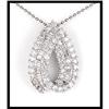 Image 1 : 84 SPARKLING DIAMOND PENDANT OF 18K WHITE GOLD #1749312