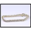 Image 1 : Unique 14K Yellow Gold Diamond Link Bracelet #1749319