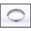 Image 1 : 14K White Gold Diamond Band #1749341