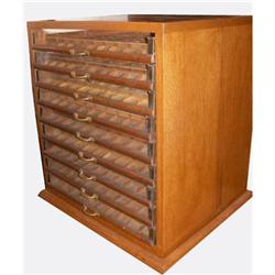 Oak Spool Cabinet #1749549