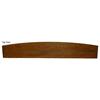 Image 1 : Massive Vintage Oak Bow Front Mantle Piece #1749577