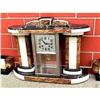 Image 1 : French MANTLE Clock Deco Marble Onyx Charming #1749607