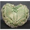 Image 1 : LOVELY  ANTIQUE PIN CUSHION-LACE&RIBBONS #1769884