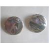 Image 1 : Silver Button Style Earrings From Mexico - Clip#1770145