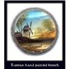 Image 1 : RUSSIAN HAND PAINTED SCENIC BROOCH CJ-14 #1770218