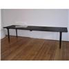 Image 1 : Black Painted Large Slat Coffee Table #1770491