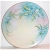 Image 1 : Hand Painted Silesia Forget Me Not Plate #1771156