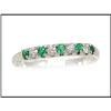 Image 1 : 18K GOLD EMERALD DIAMOND RING WAS $350 #1771191