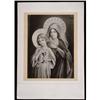 Image 1 : Virgin Mary and Child Print by Bouasse Jeune #1771457