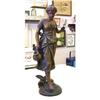 Image 1 : EARLY 1900s FRANCAISE FRENCH SPELTER STATUE #1772030