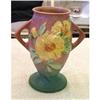 Image 1 : 1930s-1940s ROSEVILLE ART POTTERY 7" PEONY VASE#1772033